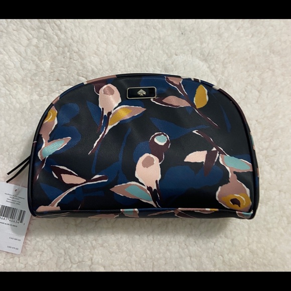 KATE SPADE NY Dawn Paper Rose Dome Cosmetic Bag - Picture 3 of 7